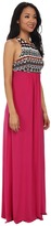 Thumbnail for your product : T-Bags 2073 Tbags Los Angeles Scuba Tank Maxi Dress with X Back Detail