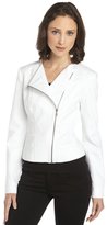 Thumbnail for your product : Tahari white 'Brenna' asymmetrical tuxedo jacket