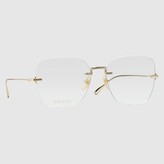 Thumbnail for your product : Gucci Frameless square optical frame