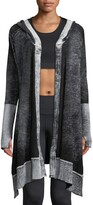 Thumbnail for your product : Blanc Noir Huntress Hooded Open-Front Cardigan