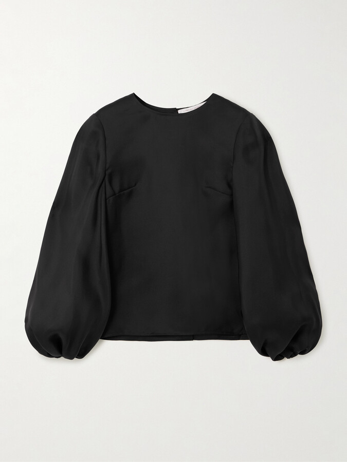 Carolina Herrera Silk Blouse - Black