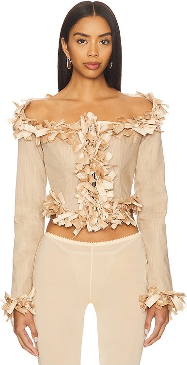 LADO BOKUCHAVA Tied Venom Top