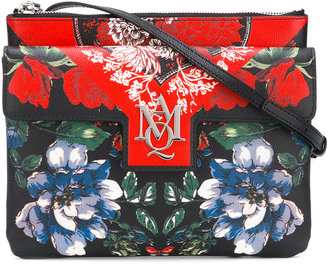 Alexander McQueen Insignia table cloth satchel - women - Calf Leather - One Size