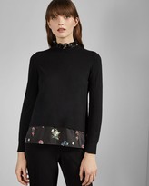 Thumbnail for your product : Ted Baker Oracle Mockable Insert Cotton Jumper