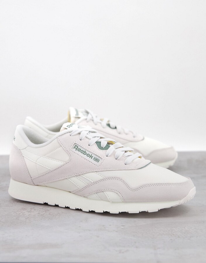 Reebok Classic Nylon sneakers in neutral tones - ShopStyle