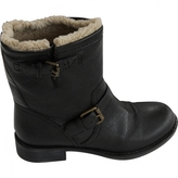 Thumbnail for your product : Marc by Marc Jacobs Marc Jacobs Shearling Biker Boots