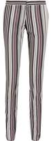 Giambattista Valli Striped Cotton-Blend Twill Slim-Leg Pants
