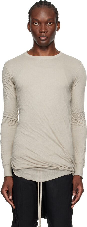 Rick Owens Off-White Porterville Double Long Sleeve T-Shirt