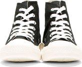 Thumbnail for your product : Comme des Garcons Play Black Canvas Heart Logo Converse Edition High-Top Sneakers