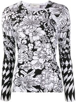 Thumbnail for your product : Pringle Floral Long-Sleeve Jumper