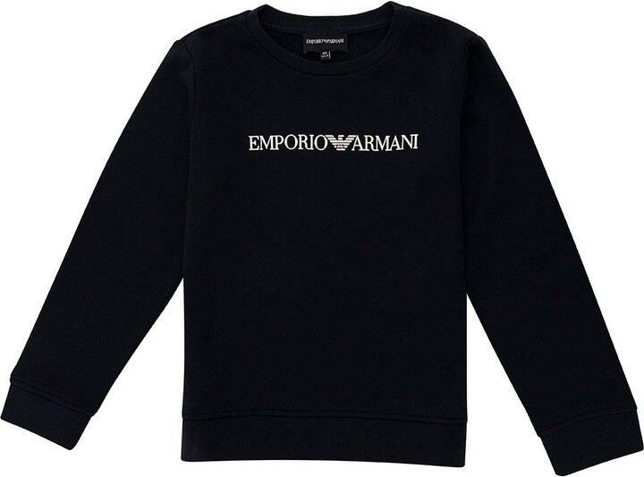 Emporio Armani Kids Logo Printed Sweatshirt