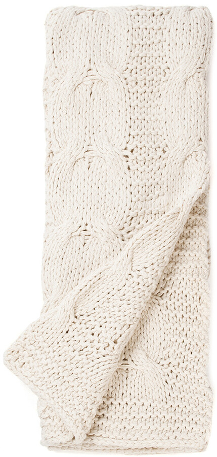 Amity Home Cable Knit Throw