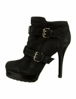 Thumbnail for your product : Fendi Suede Boots Black