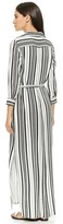 Thumbnail for your product : L'Agence LA't by Maxi Tie Waist Shirtdress