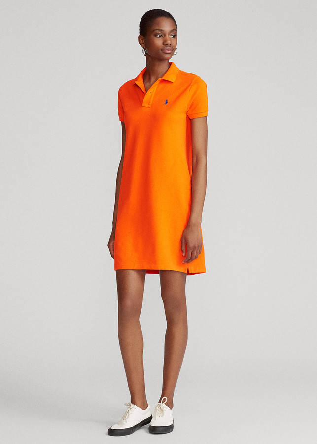 Ralph Lauren Cotton Mesh Polo Dress - ShopStyle
