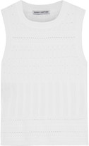 Thumbnail for your product : Autumn Cashmere Pointelle-knit Tank