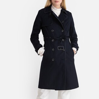 La Redoute Collections Cotton Mid-Length Trench Coat