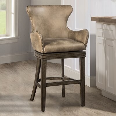 Wade Logan Wayfair Adjustable Swivel Bar Stools Harlow Adjustable