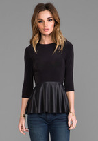 Thumbnail for your product : T-Bags 2073 T-Bags LosAngeles T-Bags Los Angeles Peplum Top