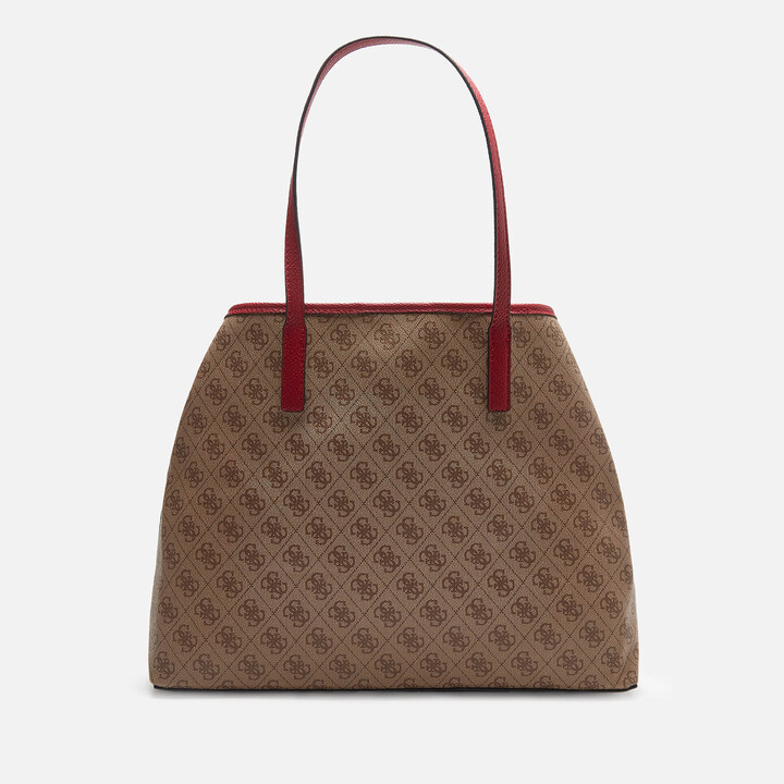 guess vikky large tote brown