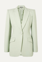 Thumbnail for your product : Alexander McQueen Wool-blend Crepe Blazer