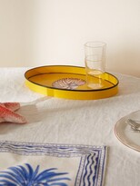 Thumbnail for your product : LES OTTOMANS Shell Hand-painted Metal Tray