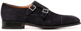Thumbnail for your product : Santoni Double-Buckle Monk Shoes