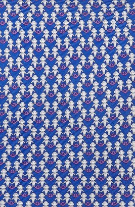 Ferragamo Men's Monkey Print Silk Tie