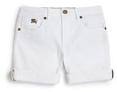 Thumbnail for your product : Burberry Little Girl's Rolled Cuff Denim Shorts