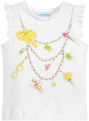 Mayoral Ice-Cream "Necklace" Tank Top