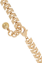 Thumbnail for your product : Lulu Frost Beacon gold-plated crystal necklace
