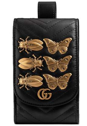 Gucci GG Marmont animal studs belt accessory
