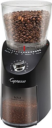 Capresso Infinity Plus Black Conical Burr Grinder
