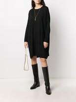 Thumbnail for your product : Sminfinity Draped Wool Knit Dress