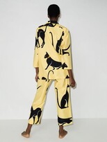 Thumbnail for your product : Olivia von Halle Casablanca Saxa silk pajama set