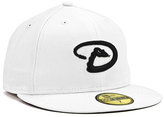 Thumbnail for your product : New Era Arizona Diamondbacks MLB White And Black 59FIFTY Cap