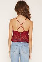 Thumbnail for your product : Forever 21 Crochet Peplum Cami