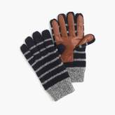 Thumbnail for your product : J.Crew Striped wool smartphone gloves