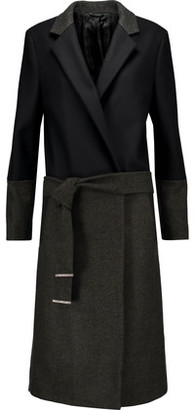 Karl Lagerfeld Paris Sam Bouclé And Wool-Blend Coat