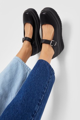 flat platform mary janes