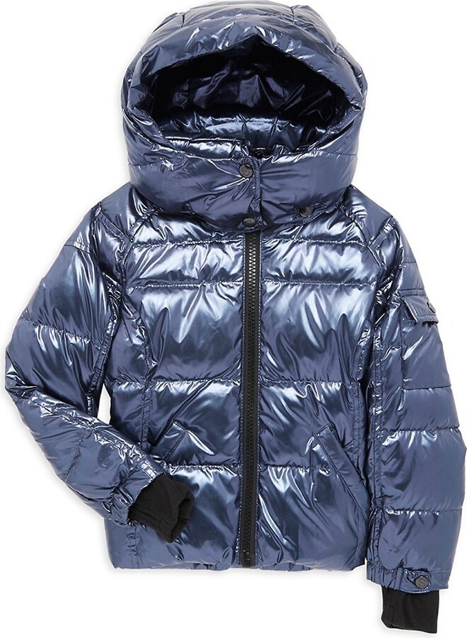 S13 Little Girl's Metallic Down Puffer Jacket - ShopStyle