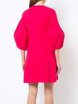 Thumbnail for your product : Oscar de la Renta lantern sleeve flared dress