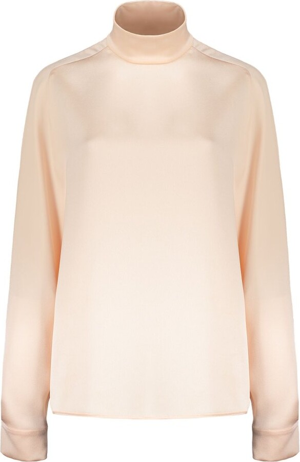 Cédric Charlier Graphic Back High-Neck Top