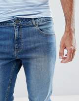 Thumbnail for your product : Ldn Dnm Skinny Jeans In Midwash Indigo