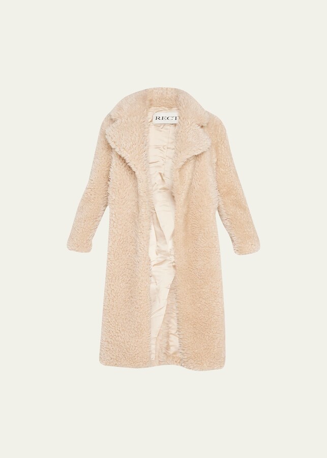 ジャケット・アウター RECTO 70S ORCHID FAUX FUR OVERSIZED COAT RECTO 70S ORCHID FAUX FUR OVERSIZED COAT