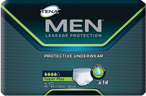 TENAMenSuperPlusIncontinenceUnderwearHeavyAbsorbencyL/XL56Count
