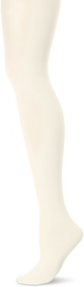 DKNY womens412NBDkny Opaque Coverage Control Top Tights - white - Tall