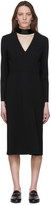 Thumbnail for your product : Gucci Black Patent Collar Long Sleeve Dress