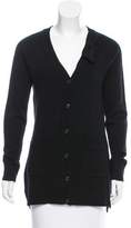 Thumbnail for your product : Kate Spade Bow-Accented Rib Knit Cardigan