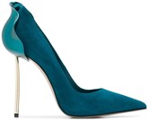 Thumbnail for your product : Le Silla Petalo suede metal-heel pumps